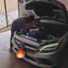 Mercedes benz c300 2019 cambio de bujías y bobina de encendido.