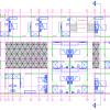 Planta arquitectónica tipo para Hotel.- Elaboración propia en AutoCad.