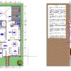 Plantas arquitectonicas de casa-habitación.- Elaboración propia en AutoCad.