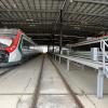 Cocheras y talleres del Tren Interurbano ubicadas en Zinacantepec y estación Vasco de Quiroga. Obra de 27,500 m2, dividido en dos naves.