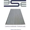Fabricación de lámina ondulada de acero galvanizado.