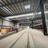 Cocheras y talleres del Tren Interurbano ubicadas en Zinacantepec y estación Vasco de Quiroga. Obra de 27,500 m2, dividido en dos naves.