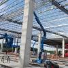 Cocheras y talleres del Tren Interurbano ubicadas en Zinacantepec. Obra de 27,500 m2, dividido en dos naves.