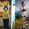 Olinda de 57 años bajo 13 kilos entrenando desde casa