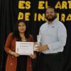 Jueza del concurso de Oratoria.