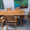 Armado de comedor exterior
