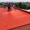 colocación de impermeabilizante acrílico.