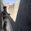 impermeabilizante cementoso en muro.