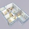 VISTA 3D DE CONSULTORIO MEDICO PARA CLIENTE CDMX