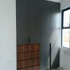 Closet gris Oxford y café riviera 1.50 x 2.45 x 60