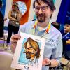 caricaturista para eventos bodas