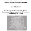 Diseño de estructuras con memorias de cálculo