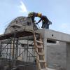 Construcción de muros de block