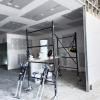 Trabajo de tablaroca en proceso
