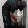 Lavado de sanitarios en planta