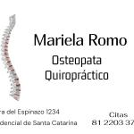 Mariela Romo Osteopata Quiropráctico